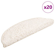 Trapmatten 20 st 56x17x3 cm Wit Halfrond