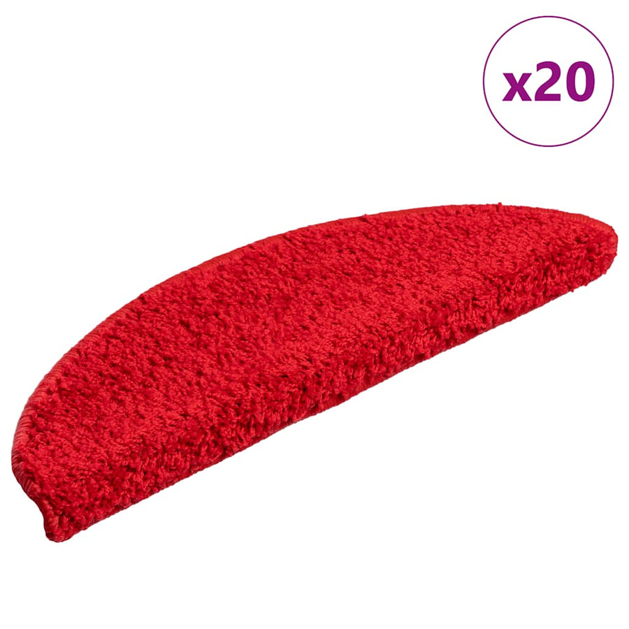 Trapmatten 20 st 56x17x3 cm rood