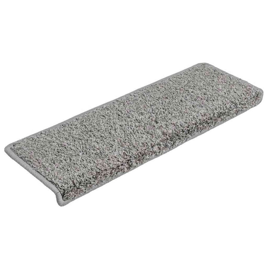 Trapmatten 20 stuks 65x21x4 cm Grijs Rechthoekige Rand