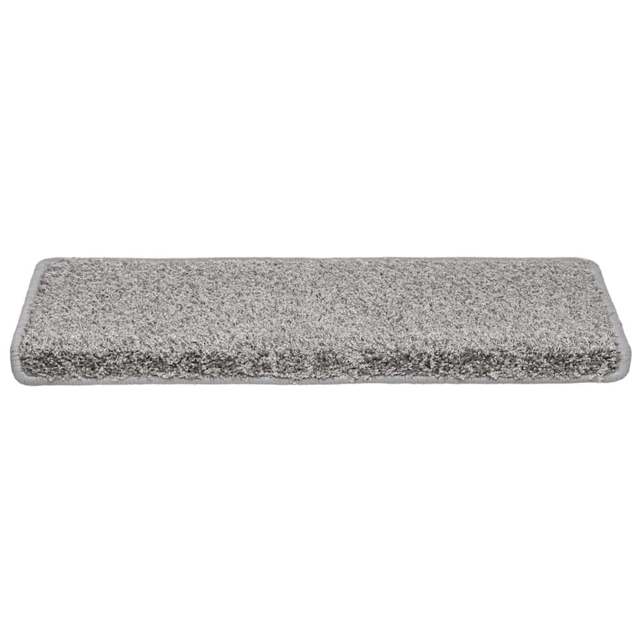 Trapmatten 20 stuks 65x21x4 cm Grijs Rechthoekige Rand