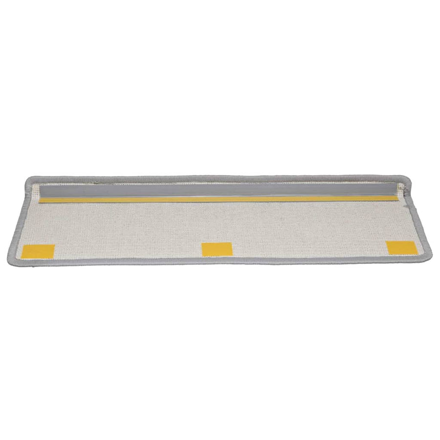 Trapmatten 20 stuks 65x21x4 cm Grijs Rechthoekige Rand