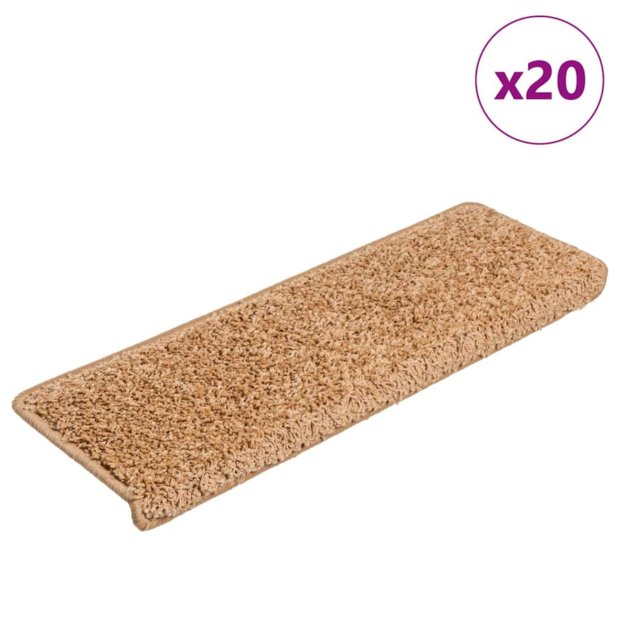 Trapmatten 20 st 65x21x4 cm beige