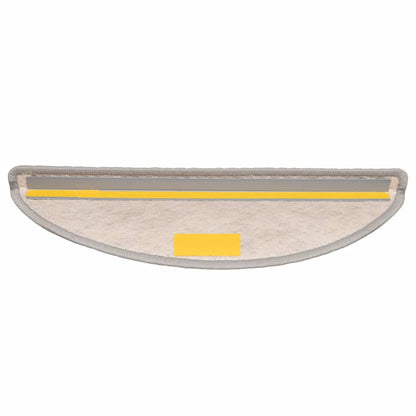 Trapmatten zelfklevend Sisal-Look 30 st 56x17x3 cm Platina