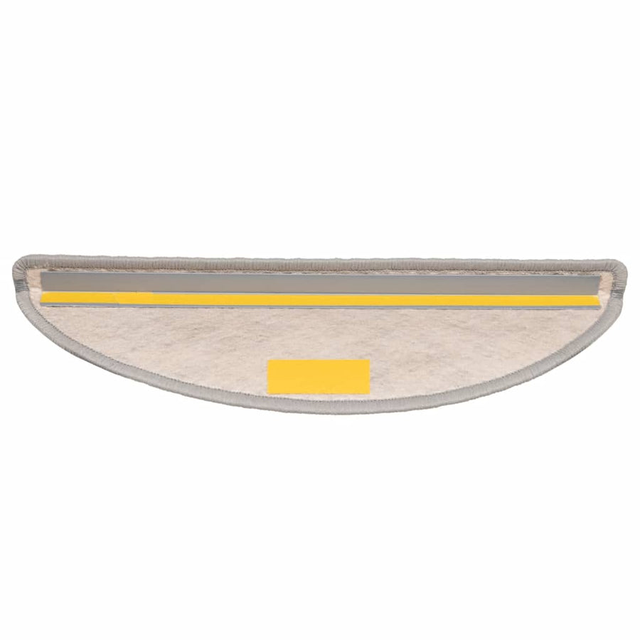 Trapmatten zelfklevend Sisal-Look 30 st 56x17x3 cm Platina