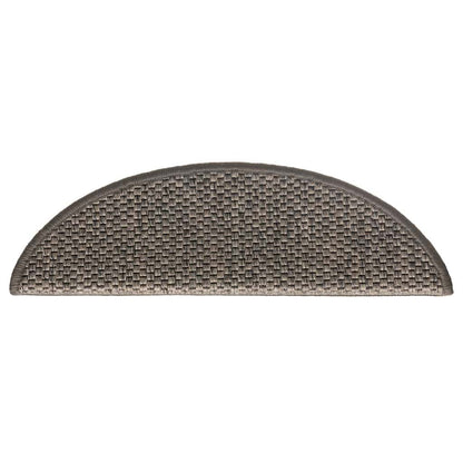 Trapmatten zelfklevend Sisal-Look 30 st 56x17x3 cm bruin beige