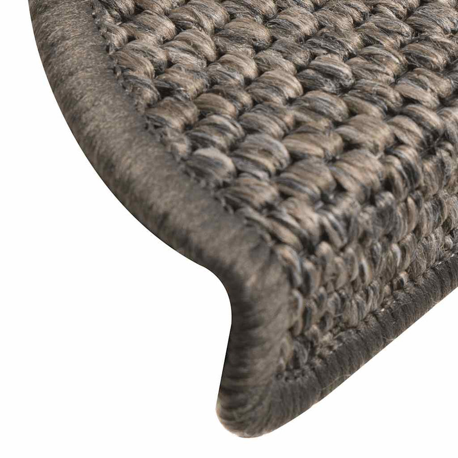 Trapmatten zelfklevend Sisal-Look 30 st 56x17x3 cm bruin beige