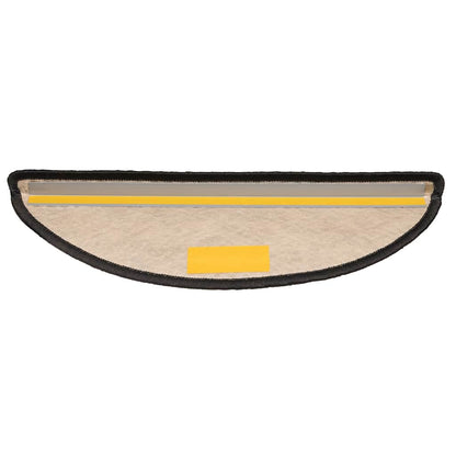 Trapmatten zelfklevend Sisal-Look 30 st 56x17x3 cm antraciet