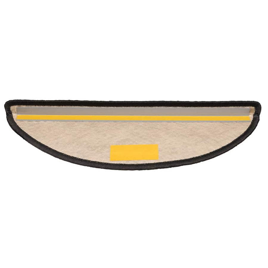 Trapmatten zelfklevend Sisal-Look 30 st 56x17x3 cm antraciet