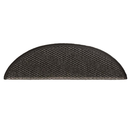 Trapmatten zelfklevend Sisal-Look 30 st 56x17x3 cm antraciet
