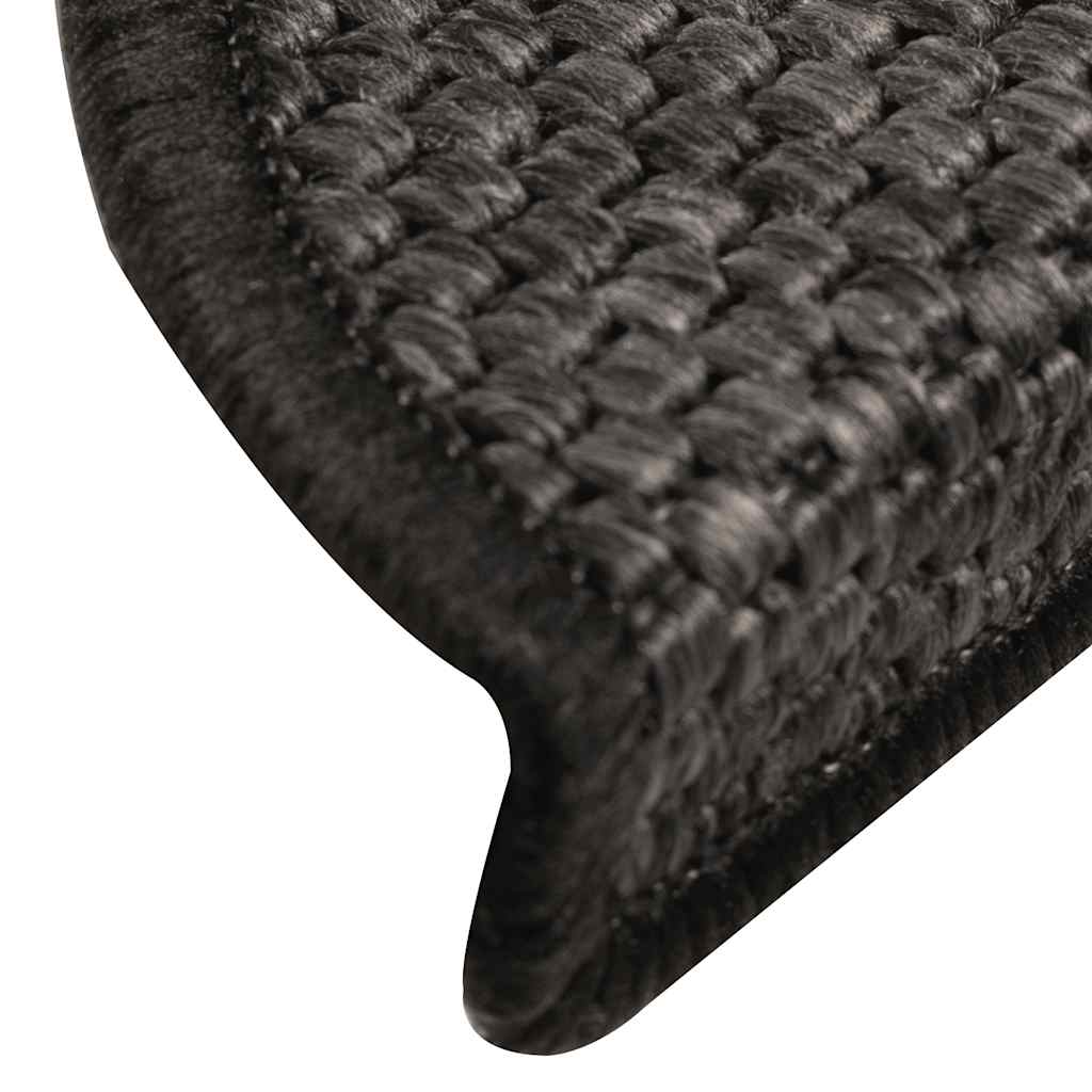 Trapmatten zelfklevend Sisal-Look 30 st 56x17x3 cm antraciet