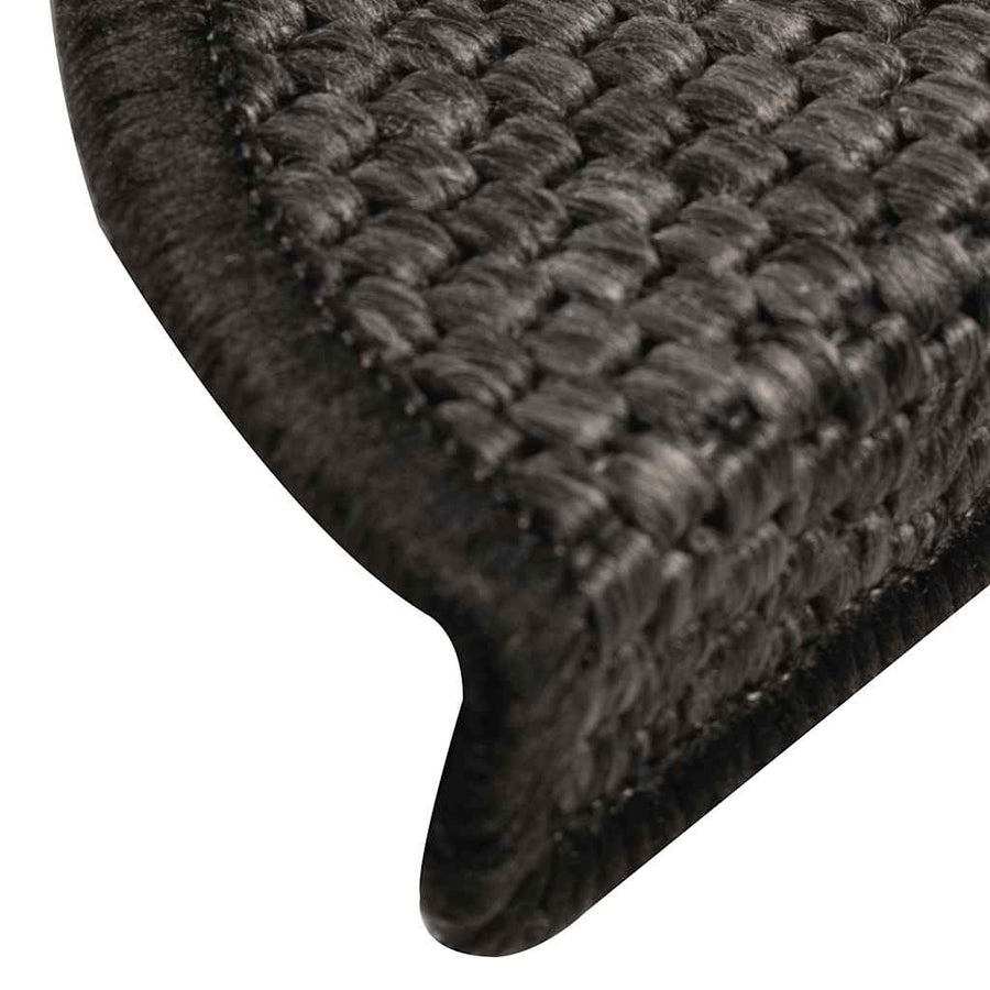 Trapmatten zelfklevend Sisal-Look 30 st 56x17x3 cm antraciet