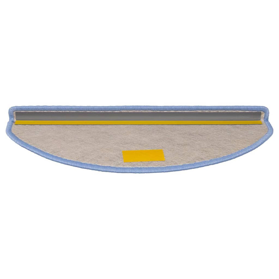 Trapmatten zelfklevend Sisal-Look 30 st 56x17x3 cm blauw