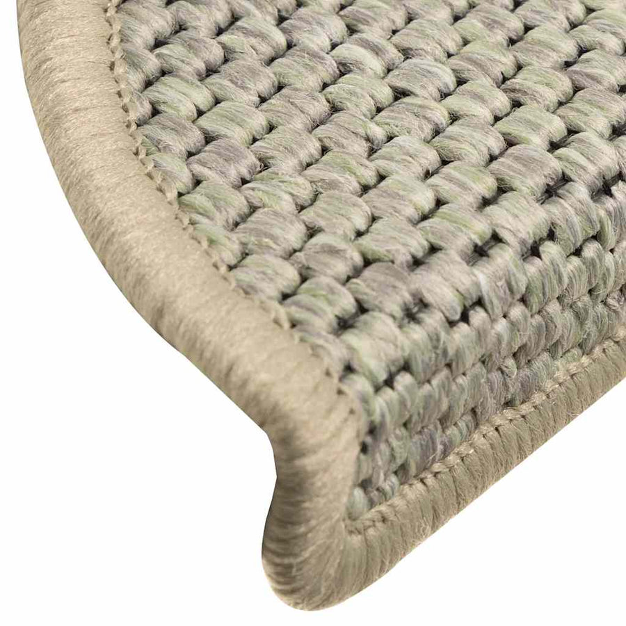 Trapmatten zelfklevend Sisal-Look 30 st 56x17x3 cm lichtgroen