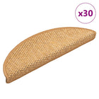 Stair Mats Self-Adhesive Sisal-Look 30 pieces 56x17x3 cm Sisal