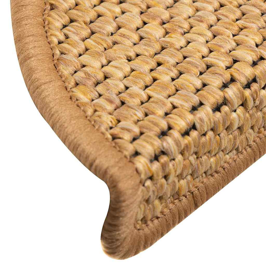Trapmatten Zelfklevend Sisal-Look 30 stuks 56x17x3 cm Sisal
