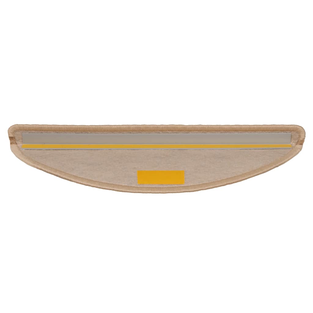 Trapmatten zelfklevend Sisal-Look 30 st 56x17x3 cm lichtbeige