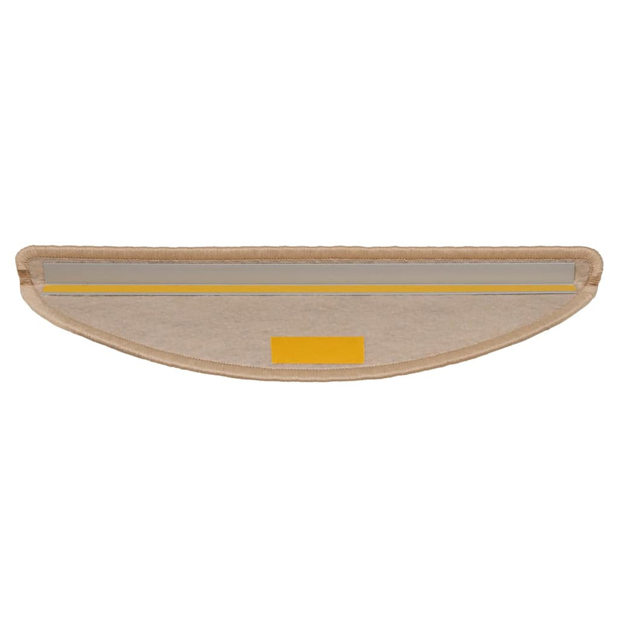 Trapmatten zelfklevend Sisal-Look 30 st 56x17x3 cm lichtbeige