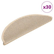 Trapmatten zelfklevend sisal look 30 st 56x17x3 cm berber