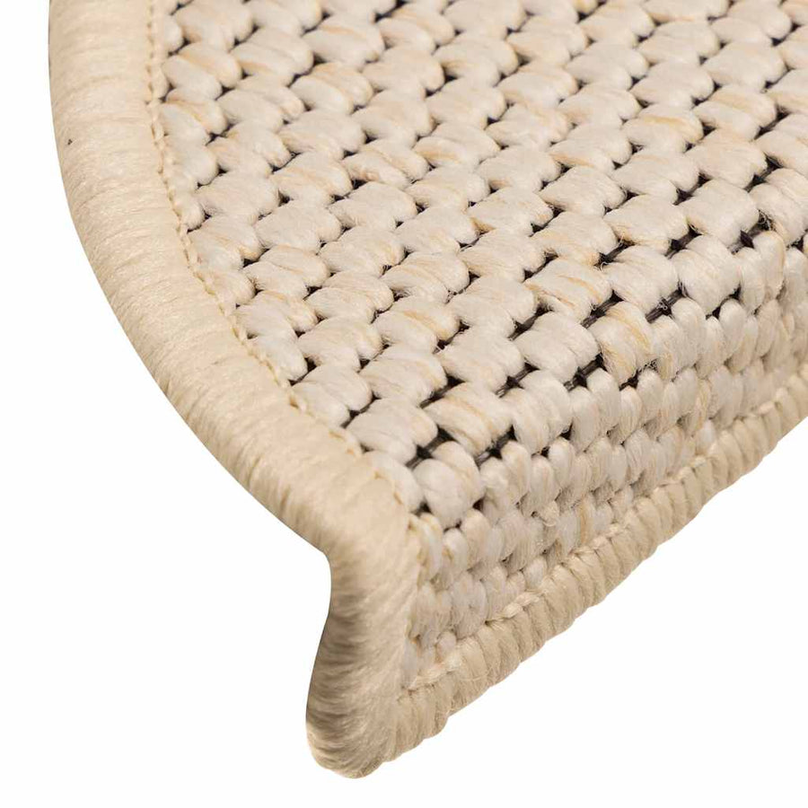 Trapmatten zelfklevend Sisal-Look 30 st 56x17x3 cm Berber