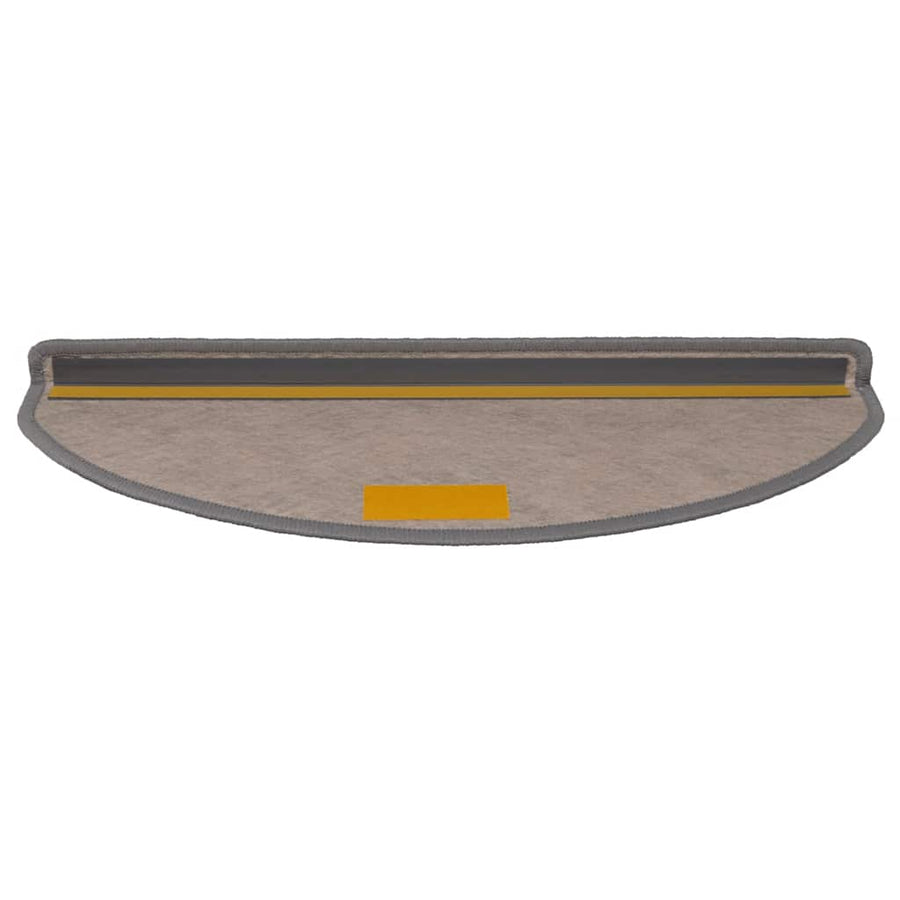 Trapmatten zelfklevend Sisal-Look 30 st 65x21x4 cm Platina