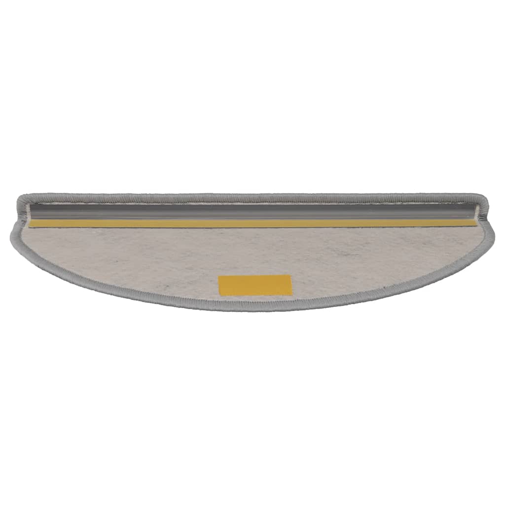 Trapmatten zelfklevend Sisal-Look 30 st 65x21x4cm zilverkleurig