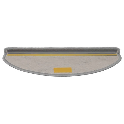 Trapmatten zelfklevend Sisal-Look 30 st 65x21x4cm zilverkleurig