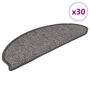 Trapmatten 30 st 65x21x4 cm sisal-look grijs-beige