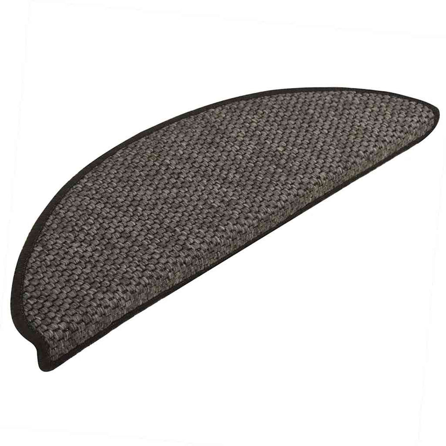 Trapmatten zelfklevend Sisal-Look 30 st 65x21x4 cm antraciet