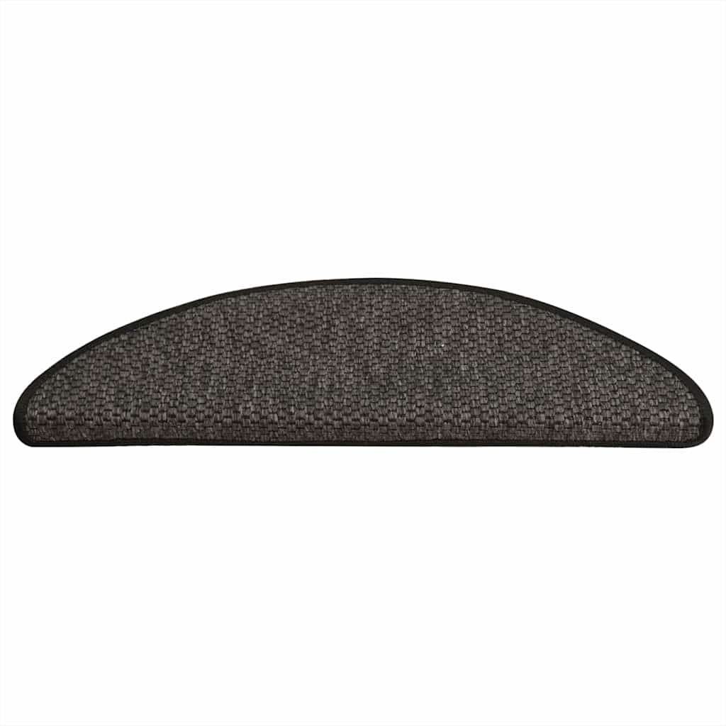Trapmatten zelfklevend Sisal-Look 30 st 65x21x4 cm antraciet