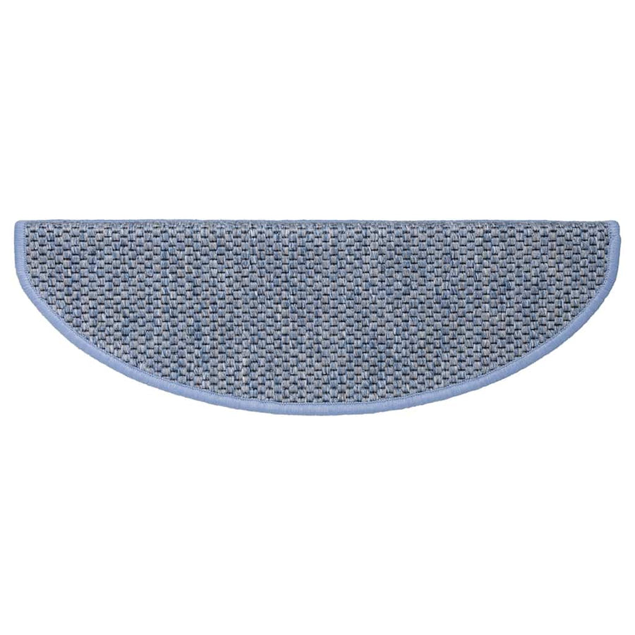 Trapmatten zelfklevend Sisal-Look 30 st 65x21x4 cm blauw