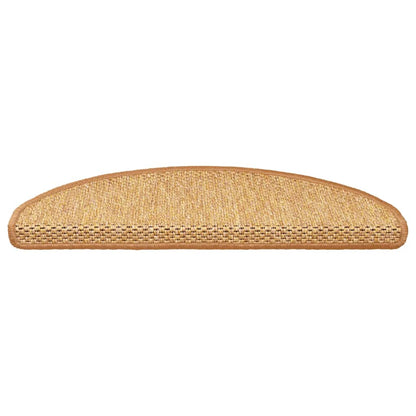 Trapmatten zelfklevend Sisal-Look 30 st 65x21x4 cm Sisal