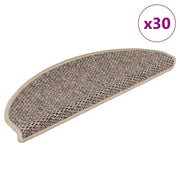 Trapmatten zelfklevend 30 st 65x21x4 cm donkerbeige