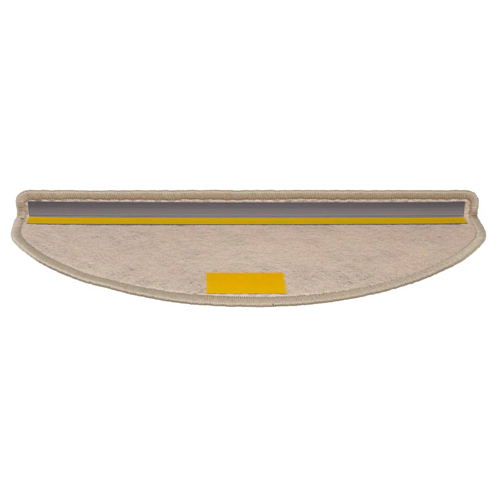 Trapmatten zelfklevend Sisal-Look 30 st 65x21x4 cm donkerbeige