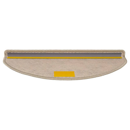 Trapmatten zelfklevend Sisal-Look 30 st 65x21x4 cm donkerbeige