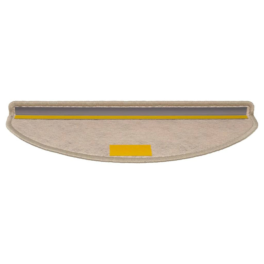 Trapmatten zelfklevend Sisal-Look 30 st 65x21x4 cm donkerbeige