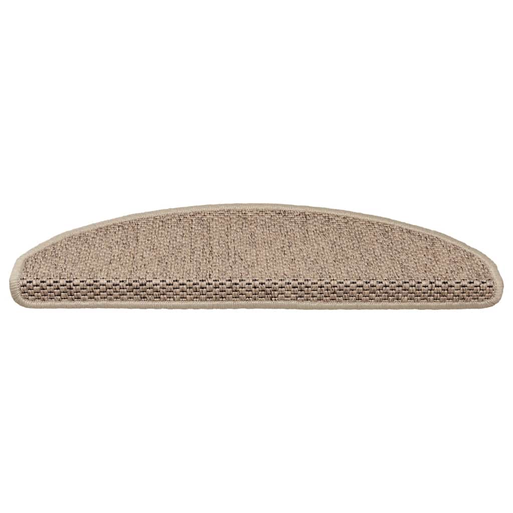 Trapmatten zelfklevend Sisal-Look 30 st 65x21x4 cm zand