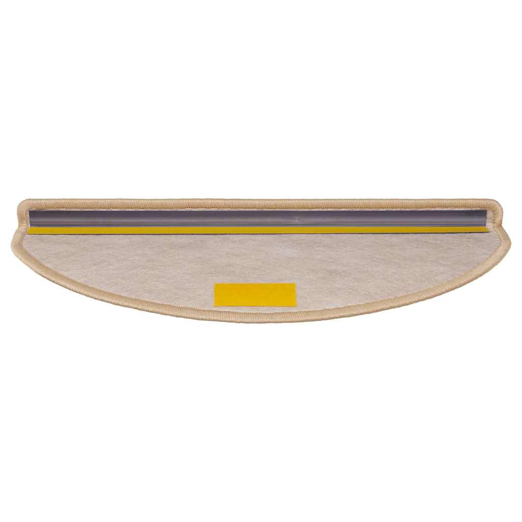 Trapmatten Sisal-Look zelfklevend 30 st 65x21x4 cm lichtbeige