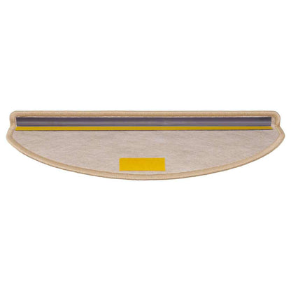 Trapmatten Sisal-Look zelfklevend 30 st 65x21x4 cm lichtbeige