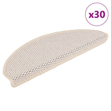 Trapmatten zelfklevend Sisal-Look 30 st 65x21x4 cm Berber