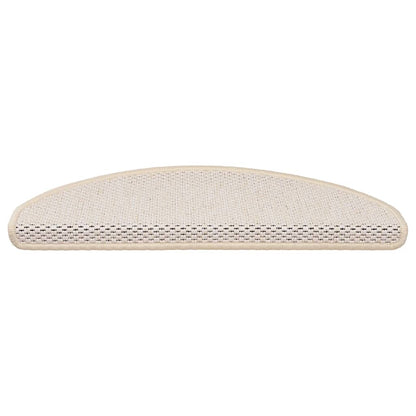 Trapmatten zelfklevend Sisal-Look 30 st 65x21x4 cm Berber