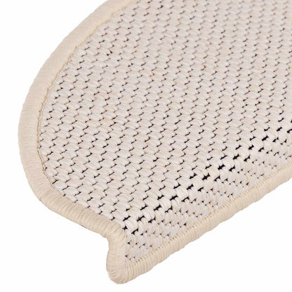 Trapmatten zelfklevend Sisal-Look 30 st 65x21x4 cm Berber