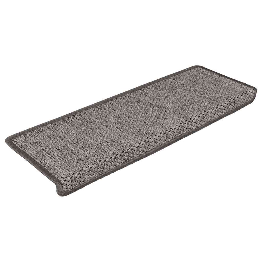 Trapmatten zelfklevend Sisal-Look 30 st 65x21x4 cm grijs beige