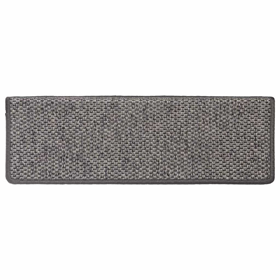 Trapmatten zelfklevend Sisal-Look 30 st 65x21x4 cm grijs beige