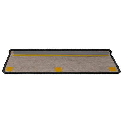 Trapmatten zelfklevend Sisal-Look 30 st 65x21x4 cm antraciet