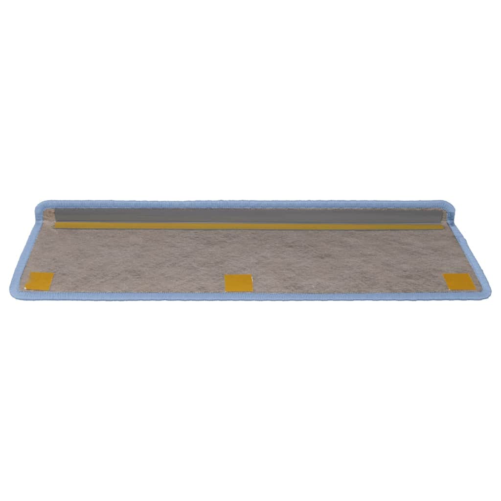 Trapmatten zelfklevend 30 st sisal-look 65x21x4 cm blauw