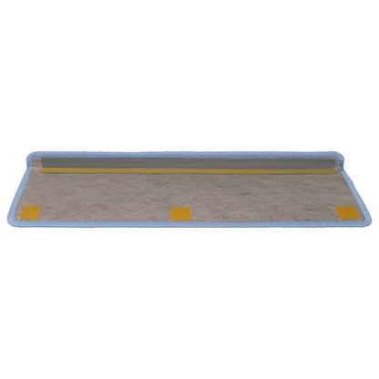 Trapmatten zelfklevend 30 st sisal-look 65x21x4 cm blauw