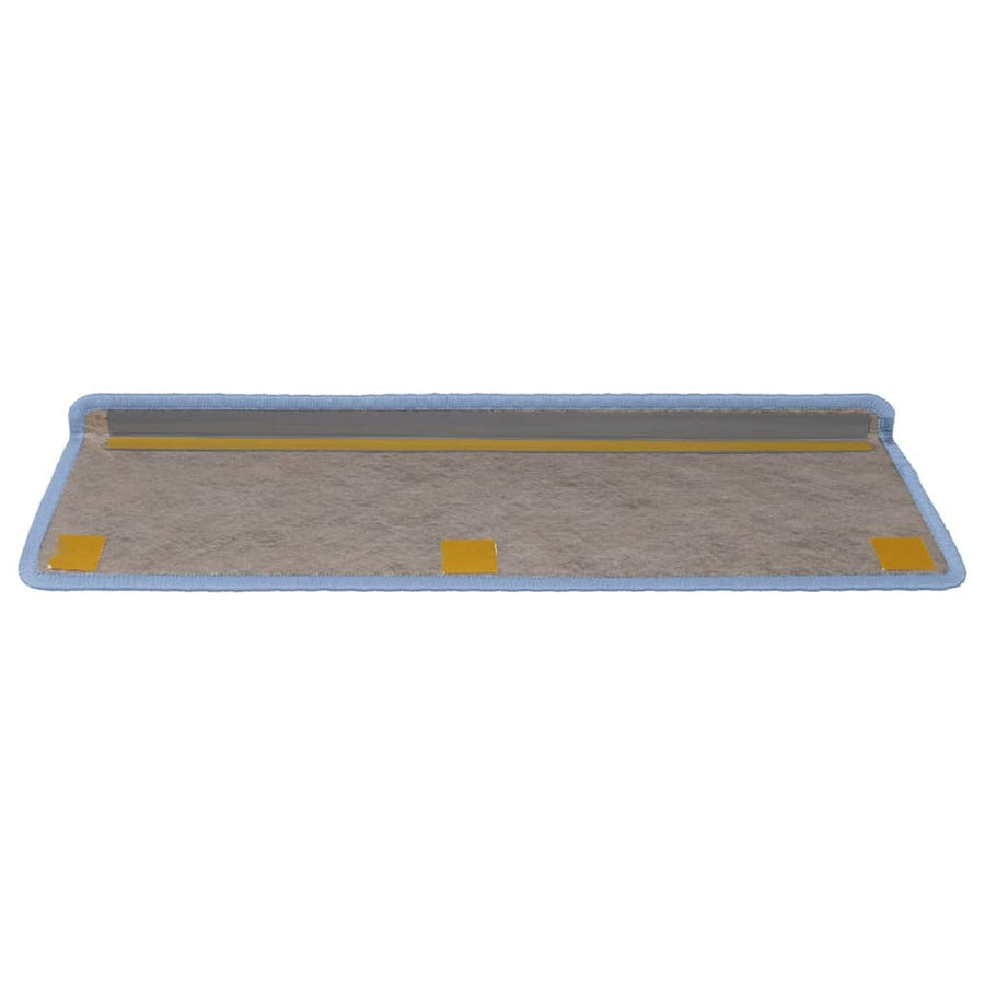 Trapmatten zelfklevend 30 st sisal-look 65x21x4 cm blauw
