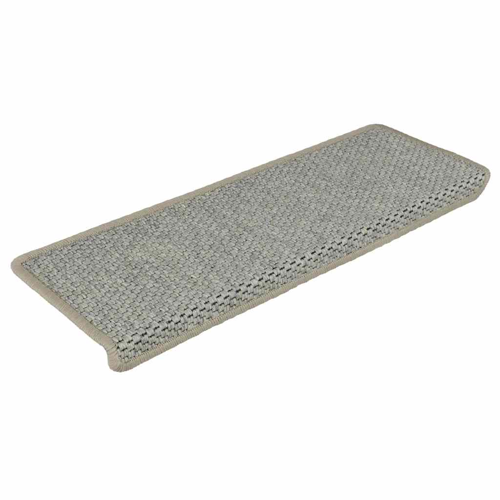 Trapmatten zelfklevend Sisal-Look 30 st 65x21x4 cm groen