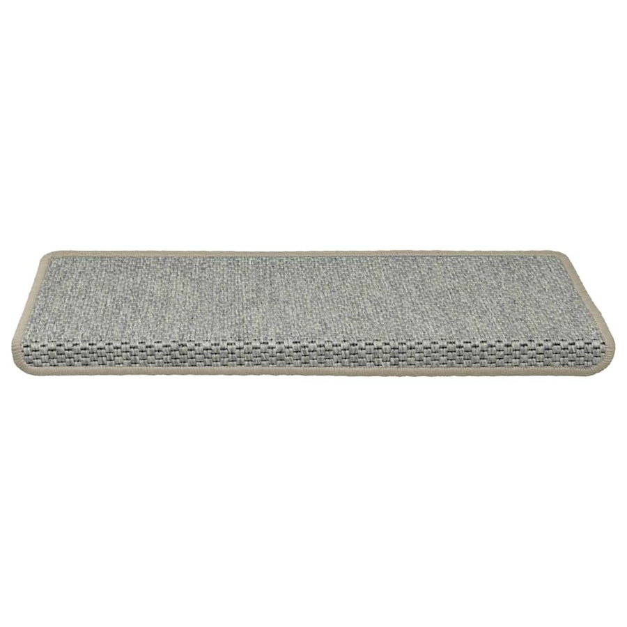 Trapmatten zelfklevend Sisal-Look 30 st 65x21x4 cm groen