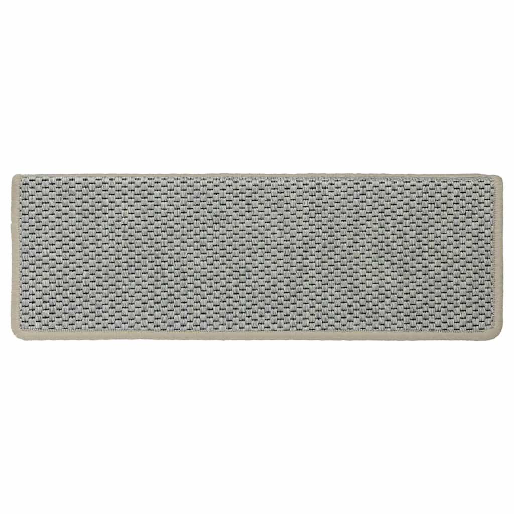 Trapmatten zelfklevend Sisal-Look 30 st 65x21x4 cm groen